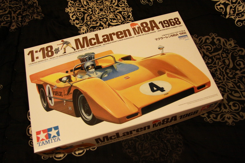 McLaren M8A 1968 Tamiya 1/18 Scale Car  Kit 
