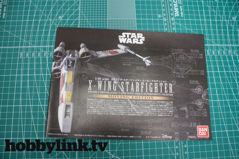 1-48 Star Wars X-Wing Starfighter Moving Edition-from Bandai unbox-13